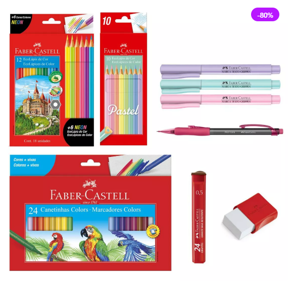 KIT Colorir Faber Castell