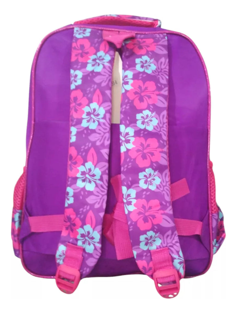 Mochila Escolar Infantil Lilo &amp; Stitch  Costas