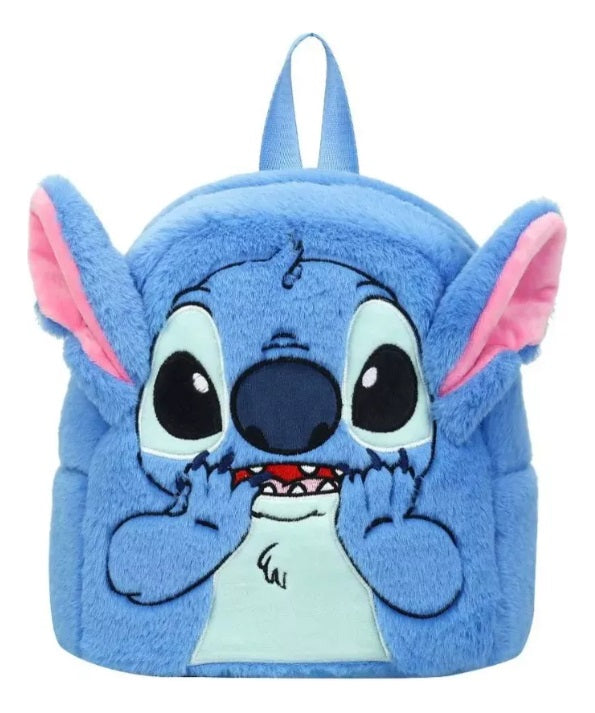 Mochila De Pelúcia Disney Stitch Bolsa Bag Passeio Infantil